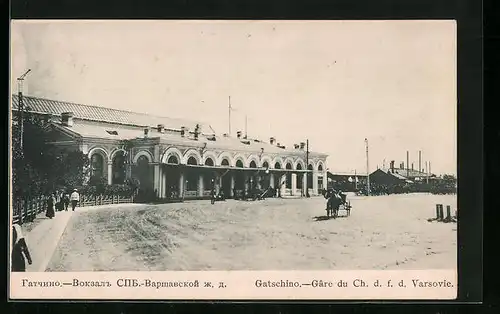 AK Gatschino, Gare du Ch. d. f. d. Vasovie