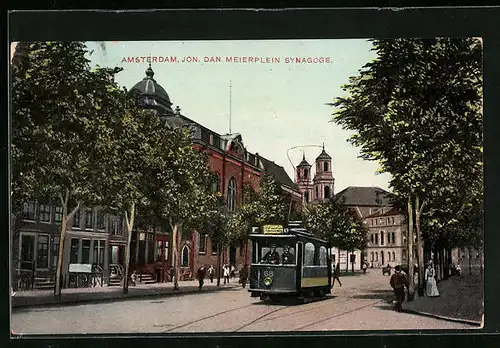 AK Amsterdam, Jon. Dan. Meierplein Synagoge