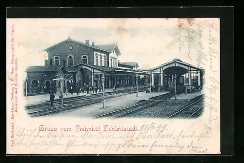 AK Schlettstadt, Bahnhof