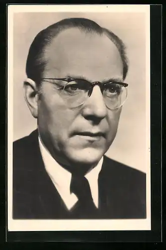 AK Portrait Ministerpräsident Otto Grotewohl