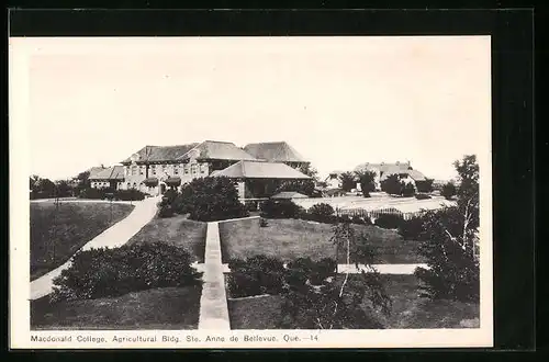 AK Ste. Anne de Bellevue, Macdonald College, Agricultural Bldg.