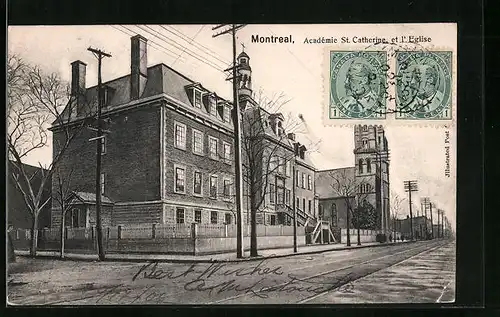 AK Montreal, Académie St. Catherine et l`Eglise