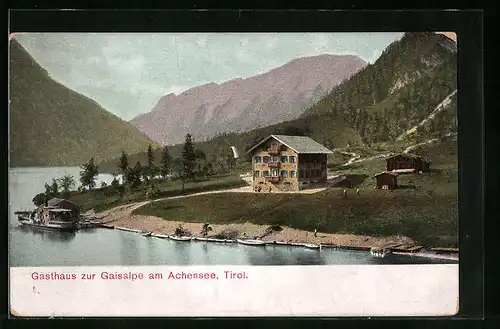 AK Achenkirch, Gasthaus zur Gaisalpe am Achensee