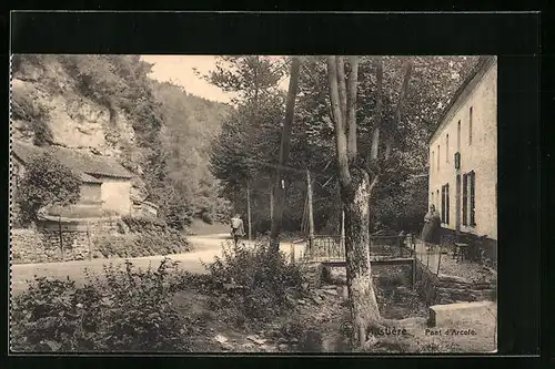 AK Hastière, Ansicht der Pont d`Arcole