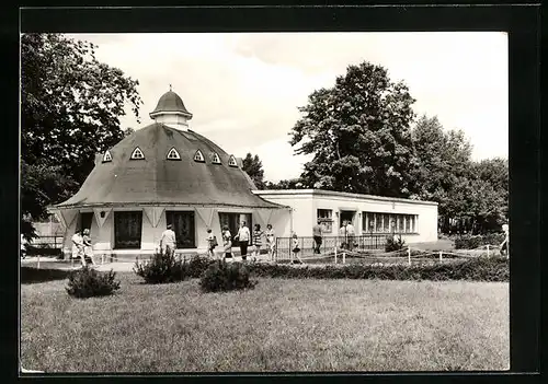 AK Boltenhagen, Ansicht des Pavillons mit Bar