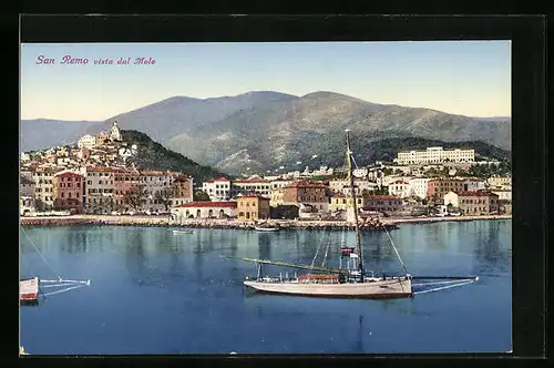 AK San Remo, vista dal Molo