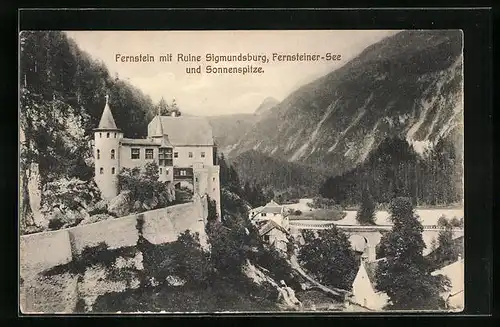 AK Fernstein, Ruine Sigmundsburg und Fernsteiner See