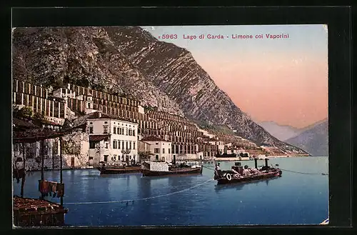 AK Limone, Lago di Garda - Limone coi Vaporini