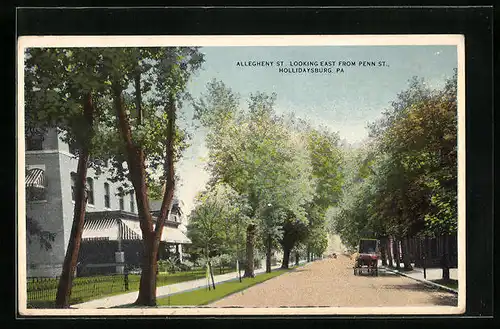 AK Allegheny St., PA, Looking East from Penn St., Hollidaysburg