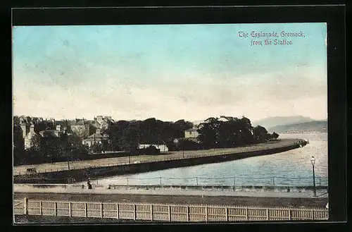 AK Greenock, The Esplanade from the Station