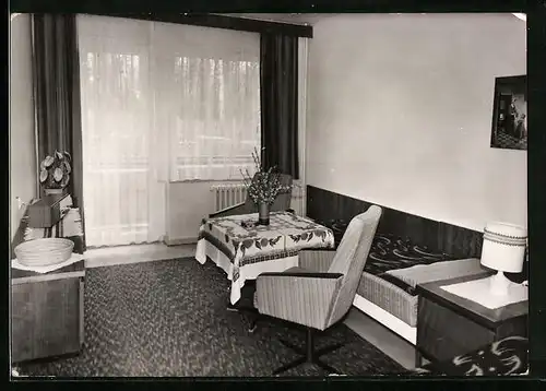 AK Malchow /Meckl., Ferienheim Hans Kahle - Zimmer