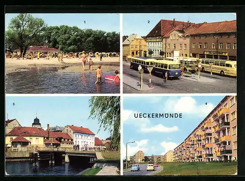 AK Ueckermünde, Am Haffbad, Am Hafen, Neubauten