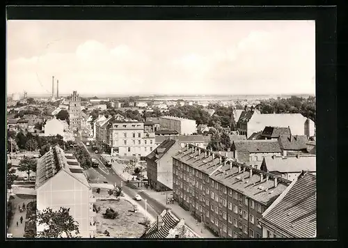 AK Anklam, Ortsansicht aus der Vogelschau