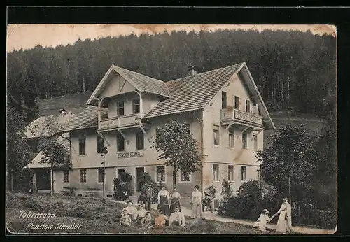 AK Todtmoos, Pension Schmidt mit Gästen