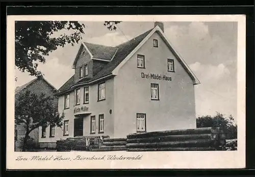 AK Birnbach /Westerwld, Gasthof Drei-Mädel-Haus