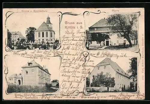 AK Kittlitz i. S., Kirche und Kirchschule, Diaconat, Pfarre