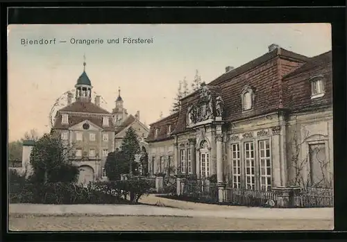 AK Biendorf, Orangerie und Försterei