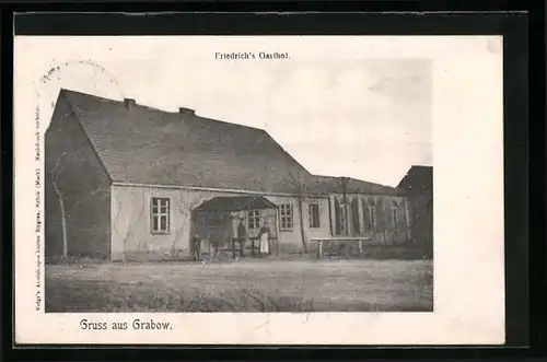 AK Grabow bei Belzig, Friedrich`s Gasthof