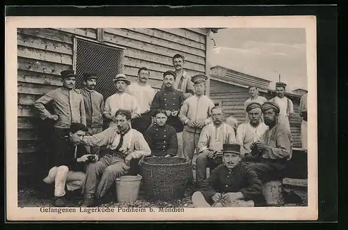 AK Puchheim, Gefangenen-Lagerküche im Lager Puchheim