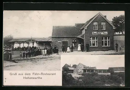 AK Hohenwarthe, Fähr-Rstaurant, Mehrfachansicht
