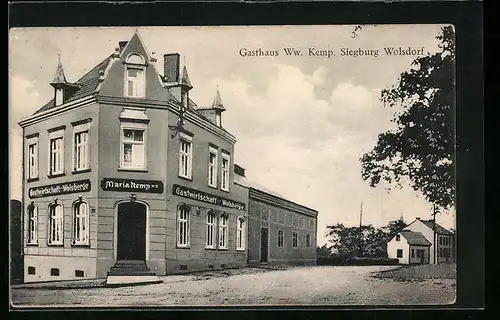 AK Siegburg-Wolsdorf, Gasthaus Witwe Kemp