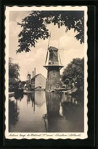 AK Schiedam, Molens langs de Westvest, die Windmühle