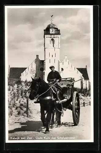 AK Katwijk aan Zee, Oude Kerk met Schelpenvisser
