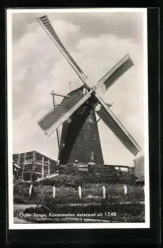 AK Oude Tonge, Korenmolden daterend uit 1748, die Windmühle