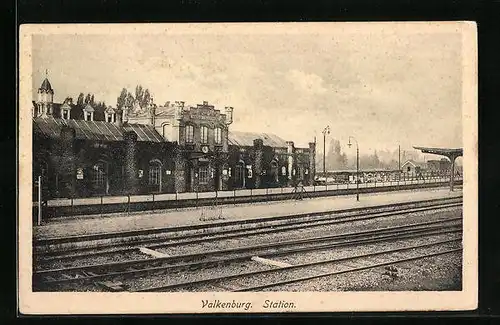 AK Valkenburg, Partie im Bahnhof