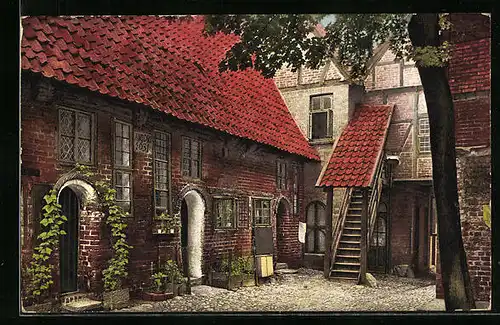 AK Alt-Lüneburg, Roter Hahn, Hofansicht