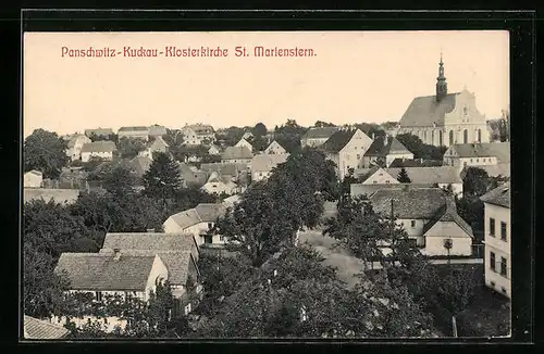 AK Panschwitz-Kuckau, Blick auf die Klosterkirche St. Marienstern