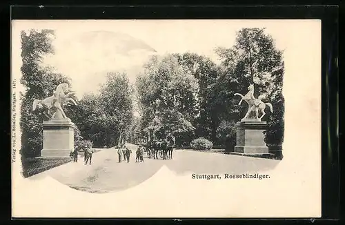 AK Stuttgart, Rossebändiger Monumente