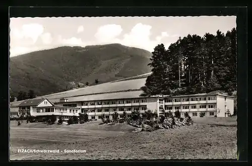 AK Elzach im Schwarzwald, vor dem Sanatorium