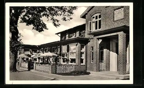 AK Bruhnskoppel, Haus Röhrig mit offener Terrasse