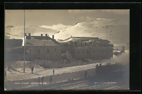 AK Finse, Bergensbanen, das eingeschneite Hotel