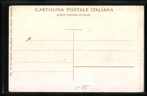Lithographie Lago Maggiore, Collegio Rosmini Monumento ad Antonio Rosmini, Denkmal