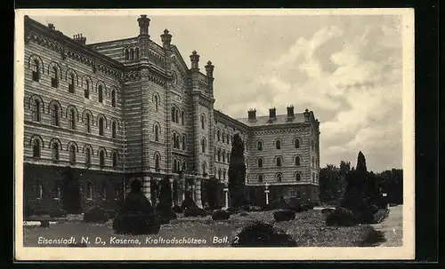 AK Eisenstadt, Kaserne, Kraftradschützen Batl. 2
