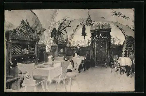 AK Mauls, Gasthof Statler, in der Gaststube