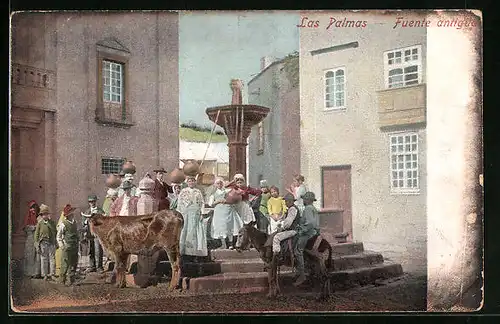 Lithographie Las Palmas, Fuente antigua