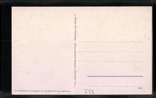 AK Vexaincourt, Ortstotale von den Feldern aus gesehen