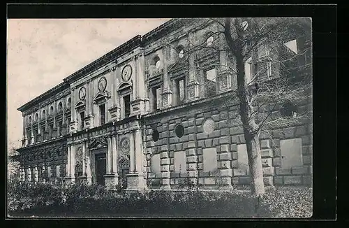 AK Granada, Alhambra Palacio de Carlos V.