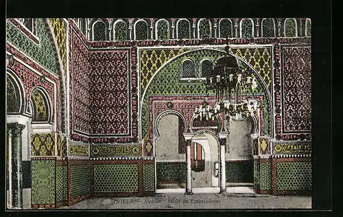 AK Sevilla, Alcazar, Salon de Embajadores
