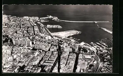 AK Alger, Vue Aerienne, La Grande Poste, Le Gouvernement General, La Prefecture