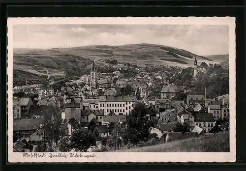 AK Graslitz, Generalansicht der Stadt