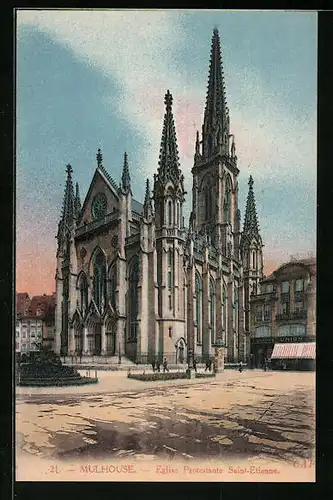 AK Mulhouse, Eglise Protestante Saint-Etienne