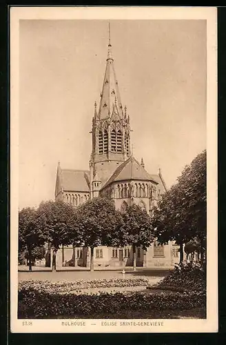 AK Mulhouse, Eglise Sainte-Geneviève