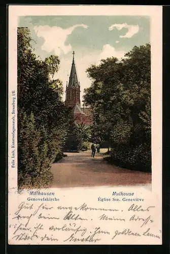 AK Mulhouse, Église Ste. Geneviève