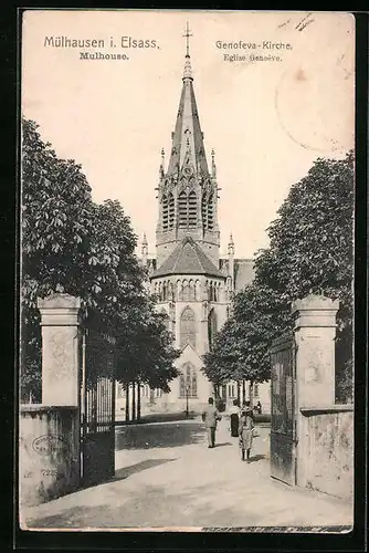 AK Mulhouse, Eglise Genoève