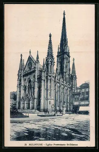 AK Mulhouse, Eglise Protestante St-Etienne