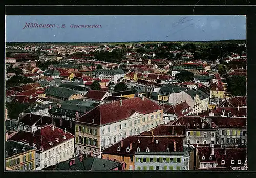 AK Mülhausen i. E., Gesamtansicht